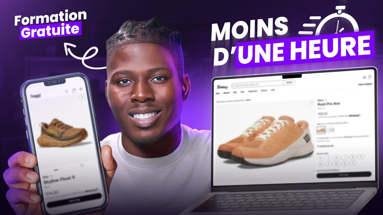 FORMATION GRATUITE : Crée ton site Shopify en moins d'une heure - DROPSHIPPING