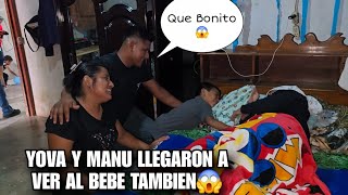 Yova Llego Junto A Manu A Ver Por Primera Vez Al Nieto Del Tio, Así Reaccionarón
