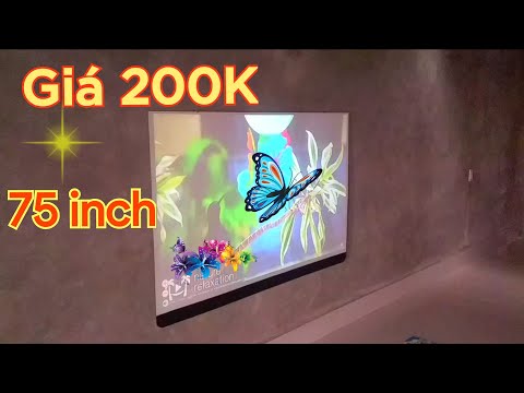 Video Tự Chế Màn Như Tivi 75 INCH Chỉ 200K - youtube