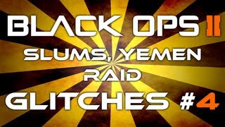 Black Ops 2 - Glitches, Tricks & Hiding Spots (Slums, Yemen, Raid)