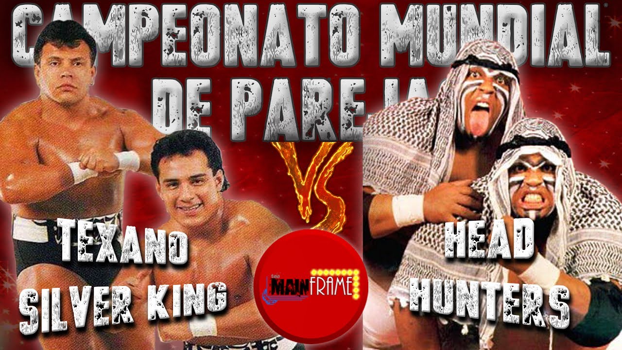 LOS COWBOYS TEXANO Y SILVER KING VS HEAD HUNTERS POR EL CAMPEONATO MUNDIAL DE PAREJAS U.W.A.