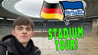 WOW! Olympiastadion Stadium Tour! - HERTHA BERLIN