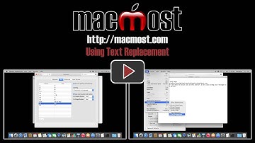 Using Text Replacement (#1068)