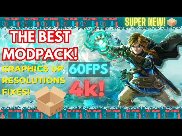 Zelda ToTK 60 Fps Mod for Yuzu and Ryujinx, Performance Fix Patch, T