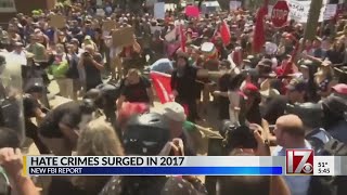 FBI report shows 17 percent spike in hate crimes in 2017