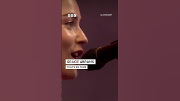 Thumbnail of We will never get tired of this song 🥹 Gracie Abrams at Glastonbury