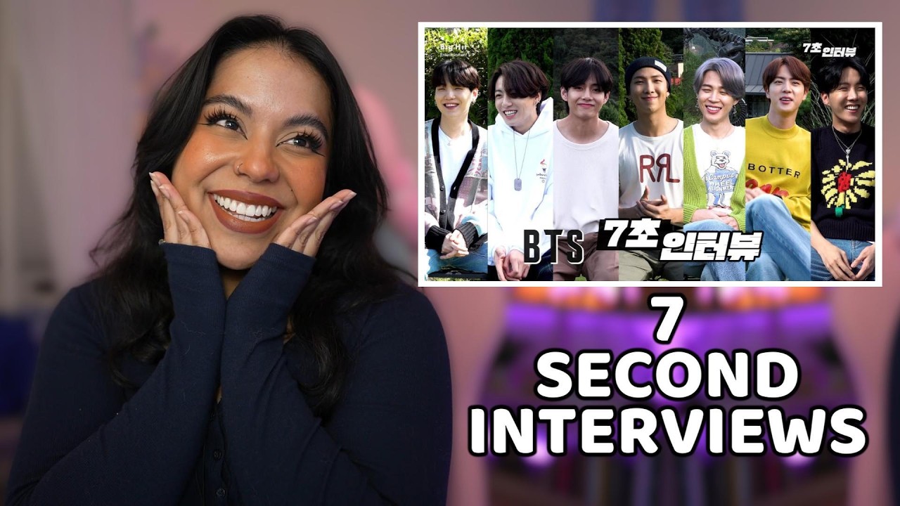 BTS 7-Second Interview Reaction - this is so comforting