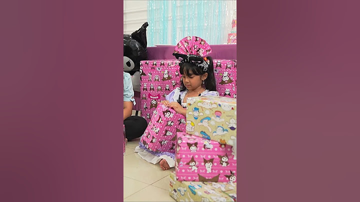 SURPRISE UNBOXING KADO ULANG TAHUN SAMANTHA SERBA KUROMI SANRIO