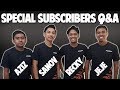 SUBSCRIBERS Q&amp;A BERSAMA LUTHFI AZIZ - ADSANOV - RECKY RESANTO