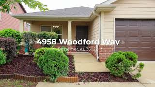 $254,900 Bessemer Home Tour 🏡 | 3 Bed, 2 Bath Open Concept Home with Screened Patio & Fruit Trees