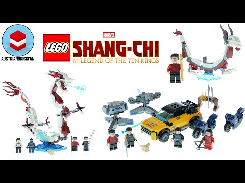All LEGO Marvel Shang Chi and the Legend of the ten Rings Sets Compilation/Collection Speed Build