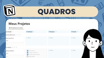 Como usar database no Notion - Quadros