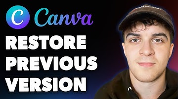 How to Restore Previous Version in Canva (Full 2025 Guide)