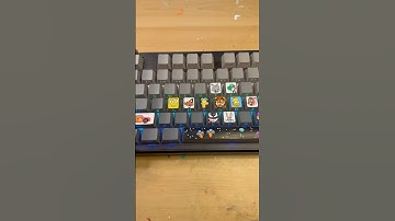 Customizing the C! #artwork #satisfying #customkeyboard