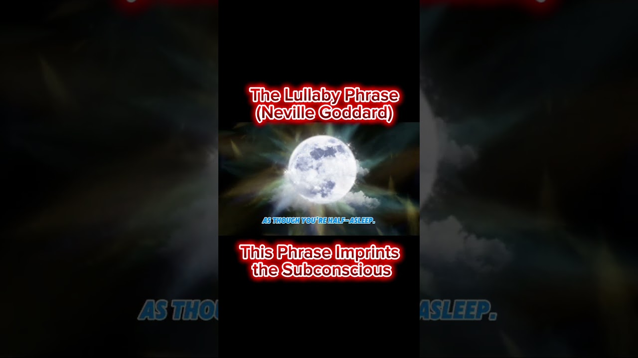 Repeat This Phrase Tonight | Say This Until It Feels True | Neville Goddard Technique