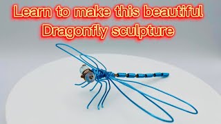 How to make a dragonfly with wire