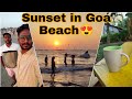 Sun Set in Goa Baga Beach Boating Water Sport