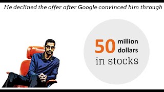 The evolution of Google's new CEO, Sundar Pichai.