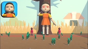 Squid Game Challenge 🦑🥷🦑 All Levels Gameplay Trailer Android,ios New Game