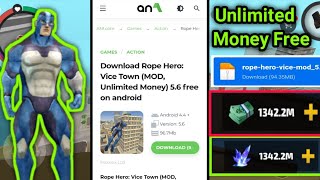 Rope Hero Vice Town Unlimited Money & Diamond Free || Rope Hero Mod Apk Download || Latest Version screenshot 2