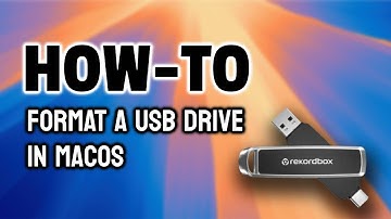 How to format a USB drive in macOS