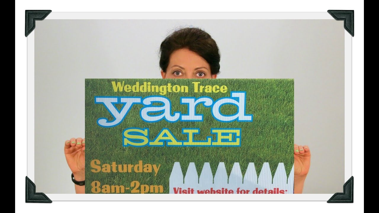 Yard Sale Tips, Tricks & Hacks - It's a Good Idea - YouTube
