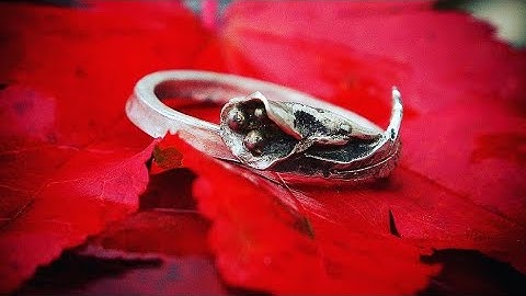 Metalsmith Tutorial~Hand forged & LPFG engraved Calla Lily ring using Wubbers hammers and Pepetools
