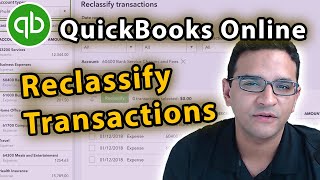 Reclassify Transactions in QuickBooks Online 2020