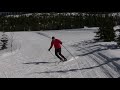 Improving your parallel turns on cross country skis