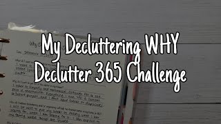 My Decluttering WHY? | Setting Intentions for Paper Organization 2023 | #Declutter365