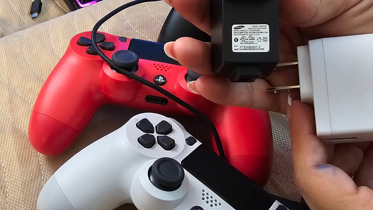 Cómo cargar control de PS4 con cargador para celular? - YouTube