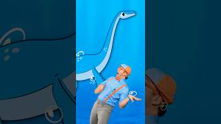 WHAT Just Swam by Blippi!? Safe Swimming with Dinosaurs?!