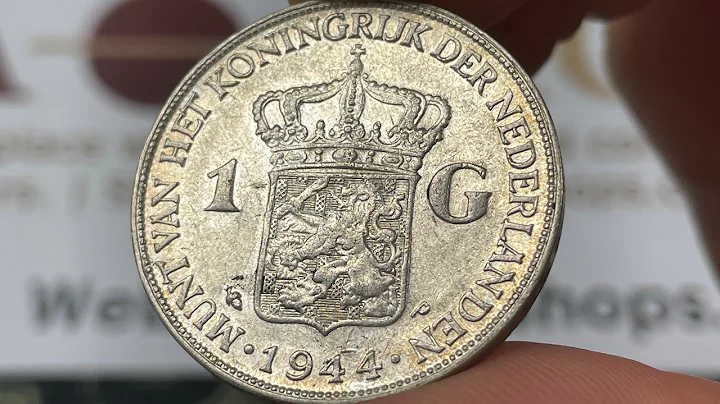 1944 Netherlands 1 Gulden Coin Values, Information...