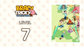 Weird Puzzle: Brain Tricky Level 7 Camping With Friends