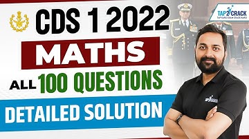 CDS 1 2022 Maths Paper Solution | Randhir Sir #cds