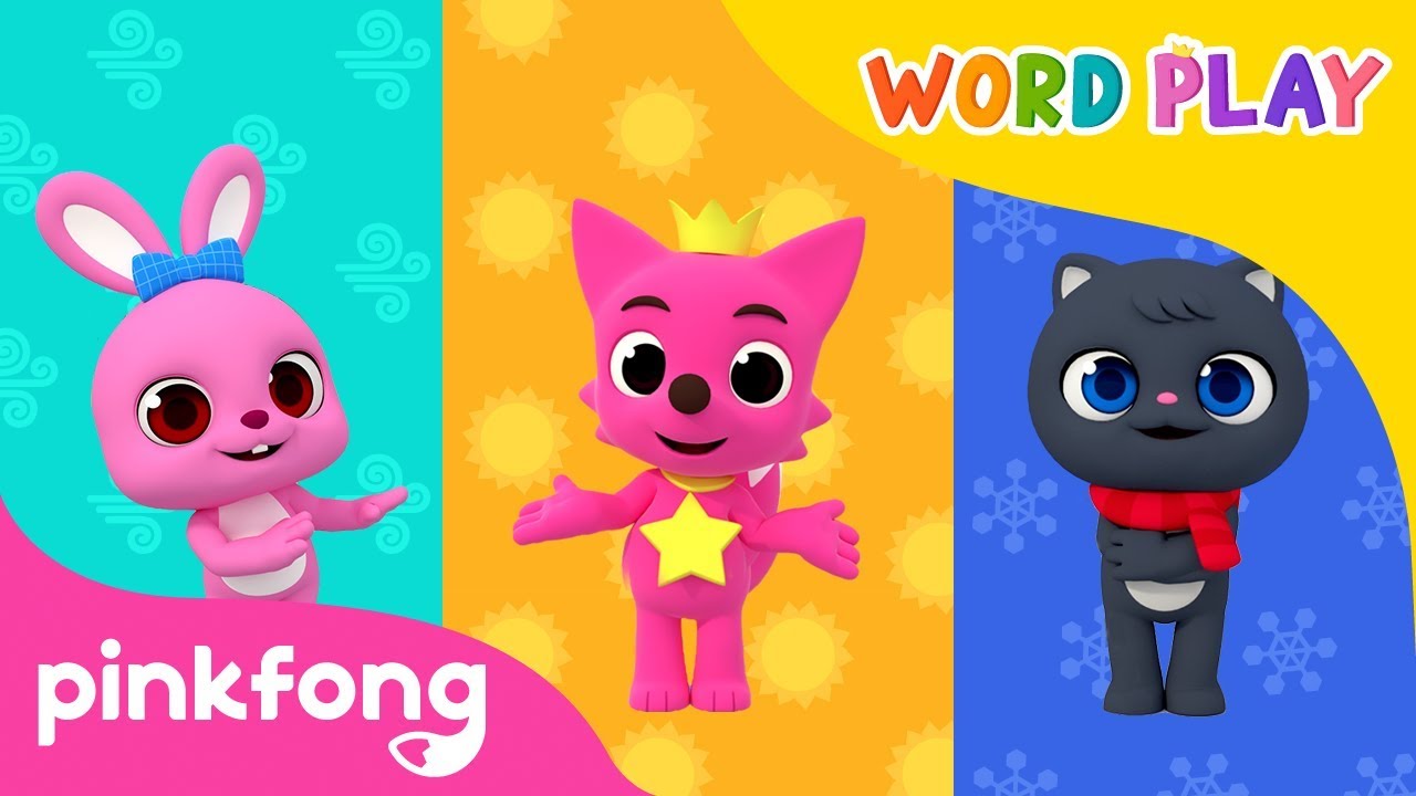 Weathers | Word Play | 3D Nursery Rhyme | Pinkfong Songs for Children