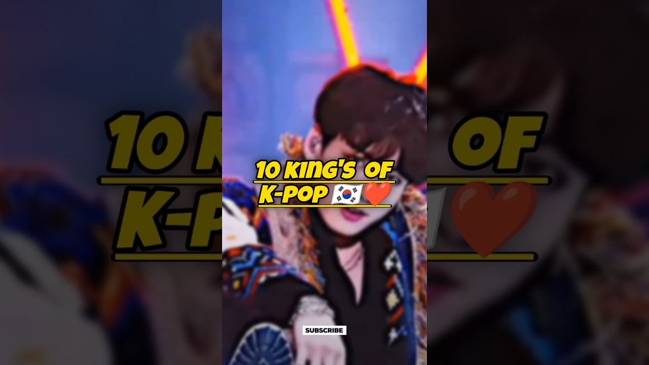 10 king's 👑 of K-pop🇰🇷👀 || 