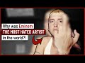 Why was Eminem The Most Disliked Artist in the world?! (Rap God)