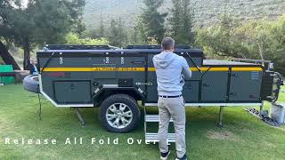 Quick Set Up AlphaGo S6 Air Camper Trailer