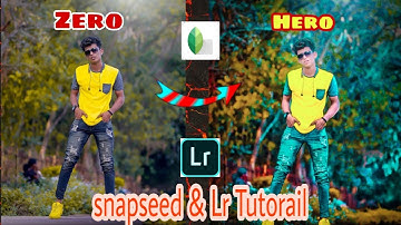 Lr lightroom & snapseed editing tutorial awesome retouching 2020 | Hamza Studio