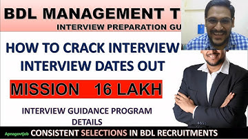 "BDL Management Trainee Interview Tips & Strategy 🔥 | Crack Your BDL MT Interview in First Attempt!"