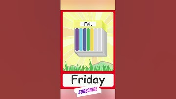 Days of the week #shorts #ytshorts #shortsfeed