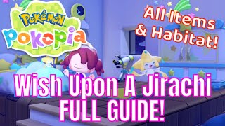 Wish Upon A Jirachi Event FULL GUIDE! All Items Habitat! | Pokémon Pokopia Wish Upon A Jirachi Event FULL GUIDE! All Items Habitat! | Pokémon Pokopia