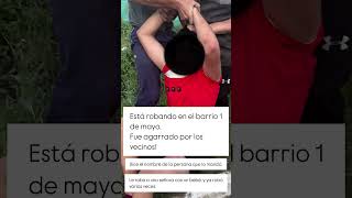 Ladrón Detenido Por Vecinos