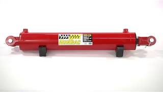 NorTrac Heavy-Duty Welded Cylinder - 3000 PSI, 2.5in. Bore, 16in. Stroke