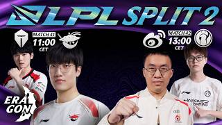 🔴 LPL ENGLISH LIVE | TES vs AL | WBG vs iG 🔴