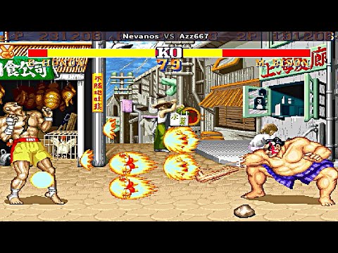 Street Fighter II' - Golden Magic (Hack) - Nevanos vs Azz667
