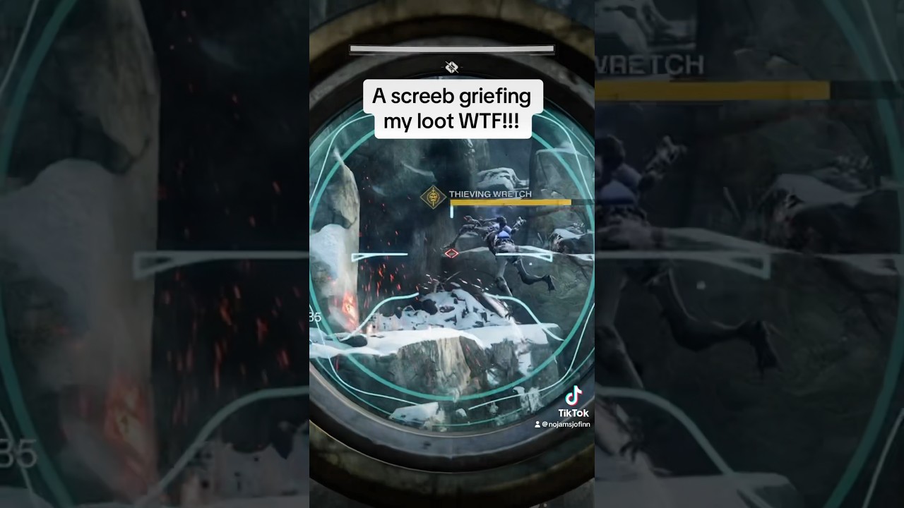 I am actually getting trolled by a screeb 