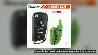 5PCS/LOT Xhorse XEDS01EN DS Style Super Remote 3 Buttons with Built-in Super Chip Transponder Englis