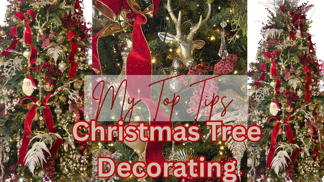 Christmas Tree Decorating Tutorial, How to Decorate Your Tree, Designer ...